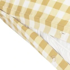 Habitat Herbalist Plain Gingham Yellow Bedding Set - Single -Habitat shop 4663560 R Z004A