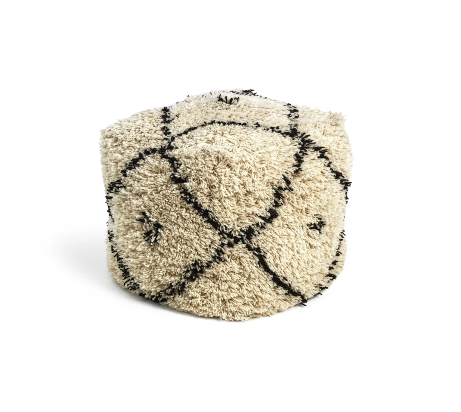 Kaikoo Gentry Wool Pouffe - White 7 Kaikoo Gentry Wool Pouffe - White - Image 5