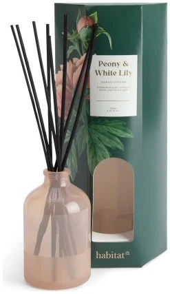 Habitat 150ml Scented Diffuser - Peony & White Lily