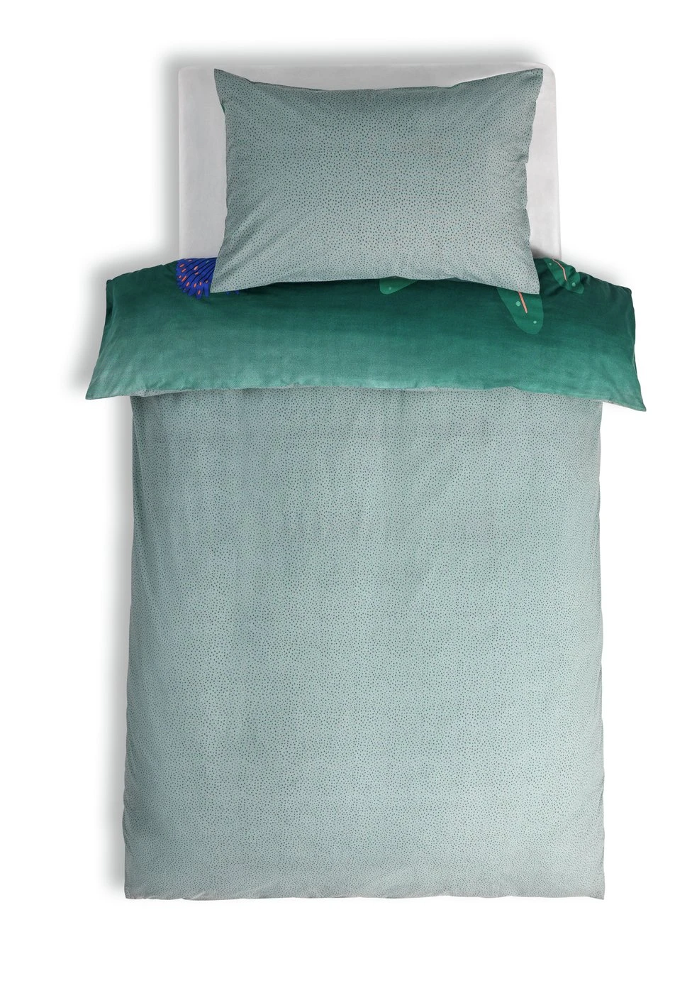 Habitat Kids Cotton Jungle Print Green Bedding Set - Toddler 6 Habitat Kids Cotton Jungle Print Green Bedding Set - Toddler - Image 4