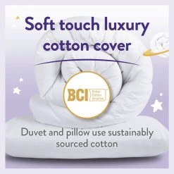 Slumberdown Soft Touch Anti Allergy 4 Tog Kids Duvet-Toddler -Habitat shop 5235681 R Z004A