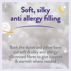 Slumberdown Soft Touch Anti Allergy 4 Tog Kids Duvet-Toddler -Habitat shop 5235681 R Z013A