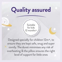 Slumberdown Soft Touch Anti Allergy 4 Tog Kids Duvet-Toddler -Habitat shop 5235681 R Z016A