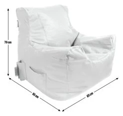 Kaikoo Large Blue Teenager Bean Bag Chair -Habitat shop 5442405 R Z020A