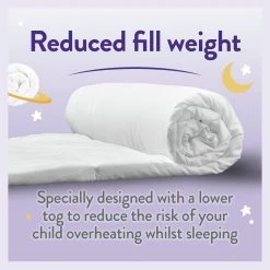 Slumberdown Luxury Cotton 4.5Tog Kids Duvet & Pillow –Single -Habitat shop 5459010 R Z006A