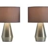 Habitat Maya Pair Of Touch Table Lamps - Grey