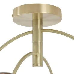 Habitat Hayle Tortoise Shell 4 Light Ceiling Light - Brass -Habitat shop 5792571 R Z004A
