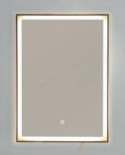 Habitat Rectangle Backlight LED Mirror - Black -Habitat shop 6025601 R Z004A