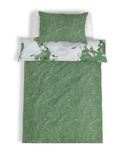 Habitat Kids Cotton World Map Print Bedding Set - Toddler -Habitat shop 6823786 R Z003A