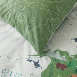 Habitat Kids Cotton World Map Print Bedding Set - Toddler -Habitat shop 6823786 R Z003C