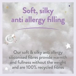 Slumberdown Anti Allergy 4 Tog Kids Duvet - Toddler -Habitat shop 6996448 R Z008A