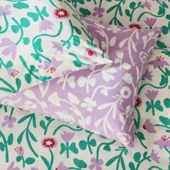 Habitat 180TC Floral Green & Pink Bedding Set - Single -Habitat shop 7161038 R Z003A