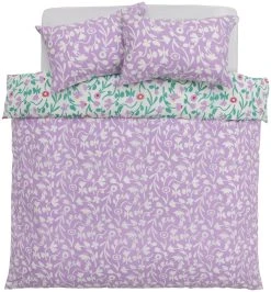 Habitat 180TC Floral Green & Pink Bedding Set - Single -Habitat shop 7161038 R Z004A