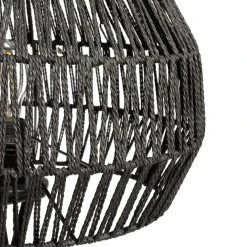 Habitat Global Rope Tripod Floor Lamp - Black -Habitat shop 7485068 R Z003A