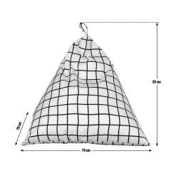 Habitat Large Monochrome Bean Bag -Habitat shop 7620012 R Z020A