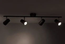 Habitat 4 Light Spotlight Bar - Matt Black -Habitat shop 7637490 R Z002C
