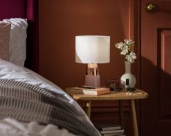 Habitat Duno Touch Table Lamp - Copper & Pink -Habitat shop 7644191 R Z002C