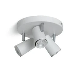 Habitat 3 Light Spotlight Plate - Matt White 11 Habitat 3 Light Spotlight Plate - Matt White -Habitat shop 7653326 R Z002A