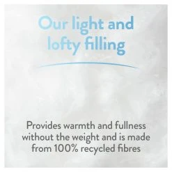 Slumberdown Cotton Comfort 10.5 Tog Duvet - Single -Habitat shop 7878125 R Z005A