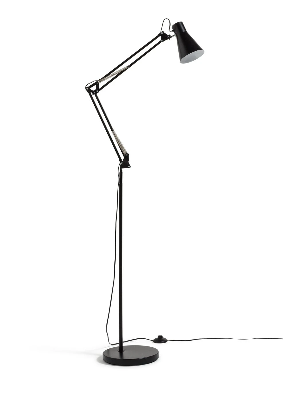 Habitat Swing Arm Floor Lamp - Matt Black 3 Habitat Swing Arm Floor Lamp - Matt Black