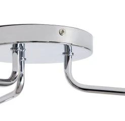 Habitat Rayner Steel 3 Light LED Flush Ceiling Light -Chrome -Habitat shop 8113621 R Z003A
