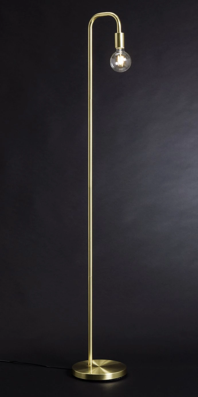 Habitat Rayner Floor Lamp - Brass 4 Habitat Rayner Floor Lamp - Brass - Image 2