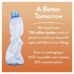 Slumberdown Extra Warm 15 Tog Duvet - Single -Habitat shop 8268260 R Z008A