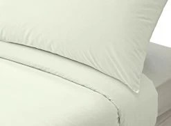 Habitat Pure Cotton 200TC Cream Bedding Set - Double -Habitat shop 8288329 R Z003A