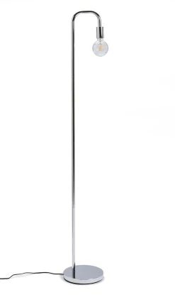 Habitat Rayner Floor Lamp - Chrome