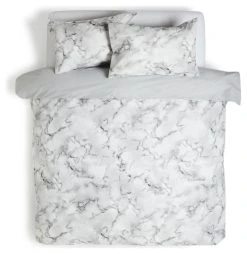 Habitat Marble White & Black Bedding Set - Single -Habitat shop 8343271 R Z002A