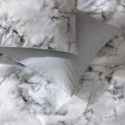 Habitat Marble White & Black Bedding Set - Single -Habitat shop 8343271 R Z003A
