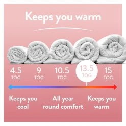Slumberdown Winter Warm 13.5 Tog Duvet - Single -Habitat shop 8353144 R Z003A