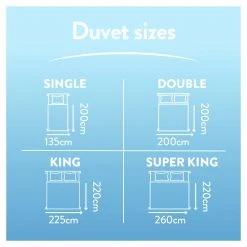 Slumberdown Summer Cool 4.5 Tog Duvet - Single -Habitat shop 8356756 R Z006A