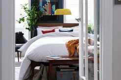 Habitat Pure Cotton 200TC White Bedding Set - Double -Habitat shop 8376994 R Z002C