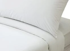 Habitat Pure Cotton 200TC White Bedding Set - Double -Habitat shop 8376994 R Z003A