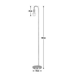 Habitat Rayner Industrial Floor Lamp - Black -Habitat shop 8438399 R Z020A