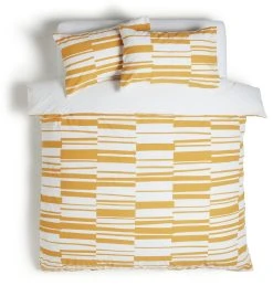 Habitat Stripe Mustard & White Bedding Set - Single 10 Habitat Stripe Mustard & White Bedding Set - Single -Habitat shop 8442323 R Z002A