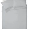 Habitat Pure Cotton 200TC Grey Bedding Set - Double -Habitat shop 8478139 R Z001A