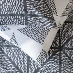 Habitat Stockholm Diamond Dash Grey Bedding Set - Single -Habitat shop 8671022 R Z003A