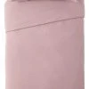 Habitat Cotton Rich Plain Blush Pink Bedding Set - Single
