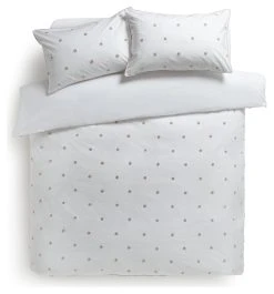 Habitat Tufted Spot Blush Pink Bedding Set - Single -Habitat shop 8741897 R Z002A