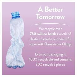 Slumberdown Full And Bouncy 10.5 Tog Duvet - Single -Habitat shop 8800927 R Z009A