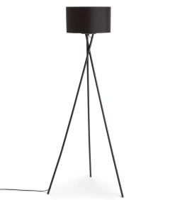 Habitat Matt Tripod Floor Lamp - Black