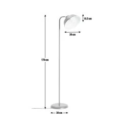 Habitat Benson Floor Lamp - Blue -Habitat shop 8846761 R Z001E