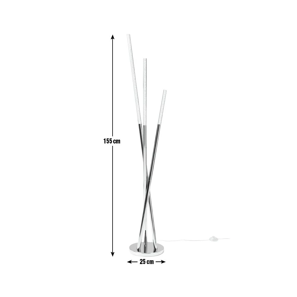 Habitat Bubble 3 Light Floor Lamp - Chrome 5 Habitat Bubble 3 Light Floor Lamp - Chrome - Image 3