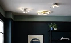 Habitat Argos Home Bowdon Metal LED Swirl Wall Light - Metalic -Habitat shop 8929097 R Z003C