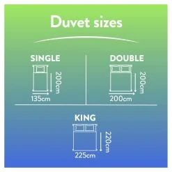 Slumberdown Total Protection 10.5 Tog Duvet - Double -Habitat shop 8943365 R Z009A