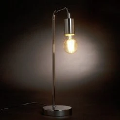 Habitat Rayner Steel LED Table Lamp - Chrome -Habitat shop 8959328 R Z001C