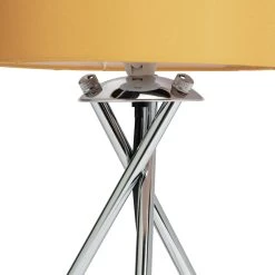 Habitat Tripod Table Lamp - Mustard And Chrome -Habitat shop 8980531 R Z003A