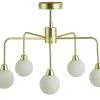 Habitat Boyd Flush Ceiling Light - Brass